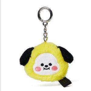 BT21 BABY CHIMMY FLAT FUR FACE DOLL KEYRING